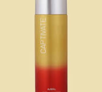 AJMAL CAPTIVATE PERFUME DEODORANT 200ML FOR UNISEX – LONG LASTING