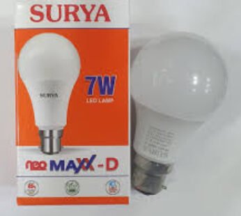 Surya 7W B22 LED Lamp, (7W-Neo-1)